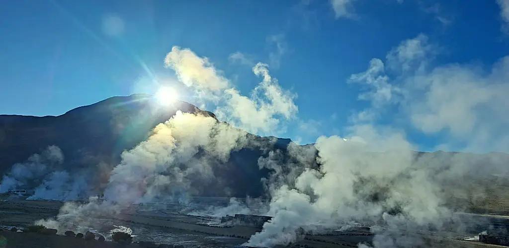Las fumarolas de los Geisers del Tatio